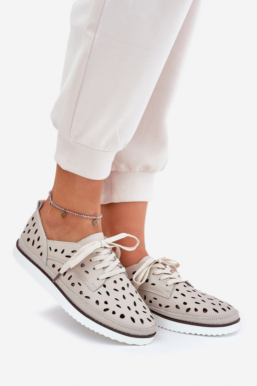 zapatos Piel Femenino S.Barski LR51-610 beige