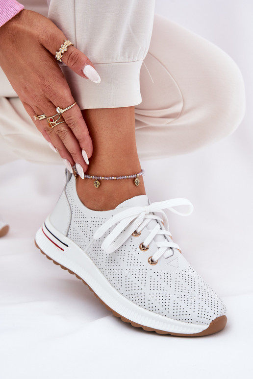 Piel  zapatos Femenino Artiker 54C1758 el color blanco Piel  zapatos Femenino Artiker 54C1758 el color blanco