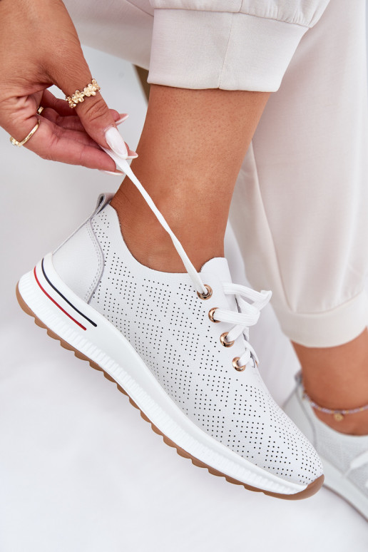 Piel  zapatos Femenino Artiker 54C1758 el color blanco Piel  zapatos Femenino Artiker 54C1758 el color blanco