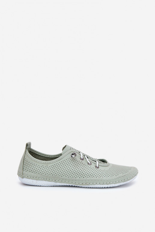 zapatos Femenino Hecho de cuero natural Artiker 54C0833 verde claro zapatos Femenino Hecho de cuero natural Artiker 54C0833 verde claro