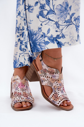 con elementos calados Sandalias de tacón alto para mujer. Colores diferentes Tosine 2
