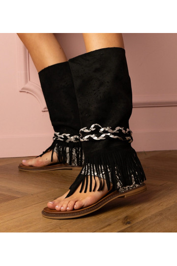 Sandalias negras para mujer... 2