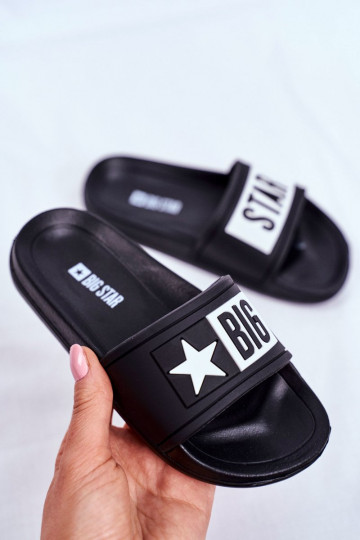Chanclas infantiles negras Big Star DD374150