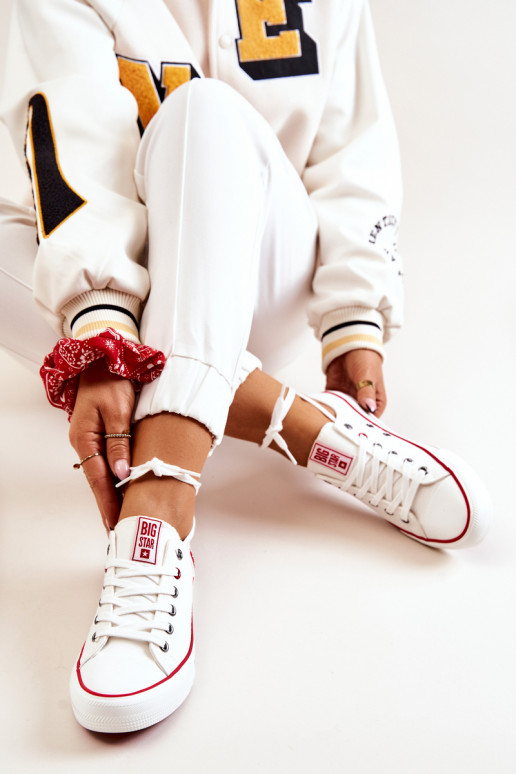 Femenino  zapatos casuales BIG STAR JJ274123 el color blanco