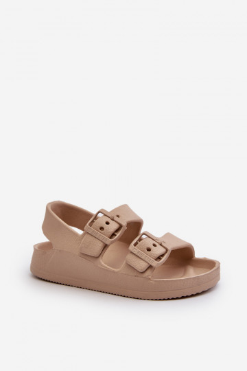 Chanclas infantiles beige con hebilla Big Star NN374544