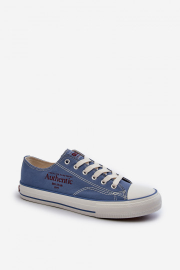 Zapatos casuales de hombre azules Big Star NN174060