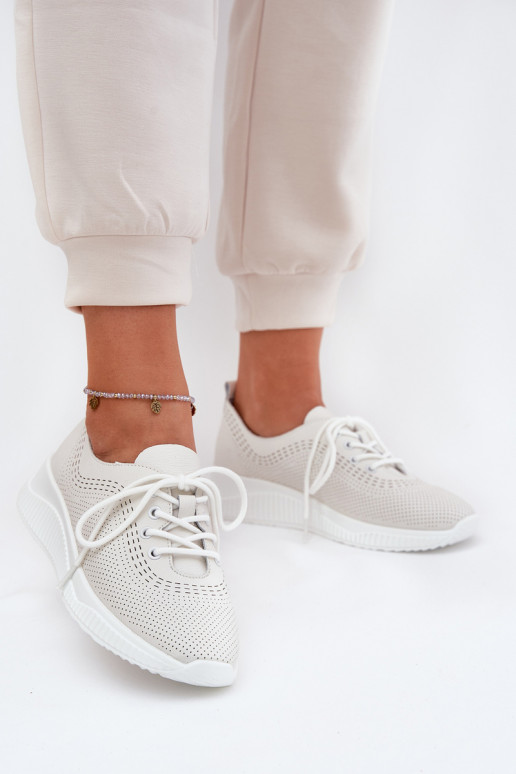 Piel zapatillas Femenino Vinceza 41472 el color blanco Piel zapatillas Femenino Vinceza 41472 el color blanco