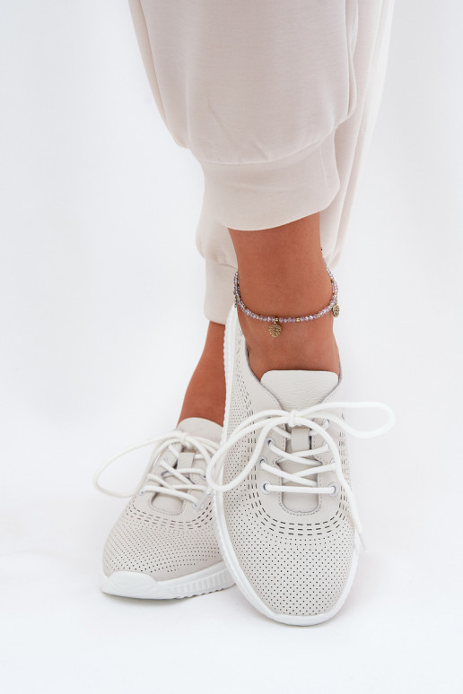 Piel zapatillas Femenino Vinceza 41472 el color blanco Piel zapatillas Femenino Vinceza 41472 el color blanco