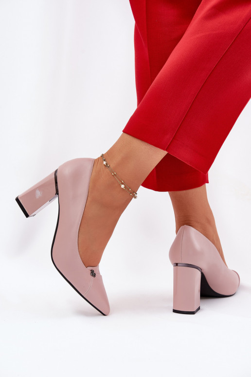 Zapatos con tacones Estilo elegante Vinceza 62224 color rosa