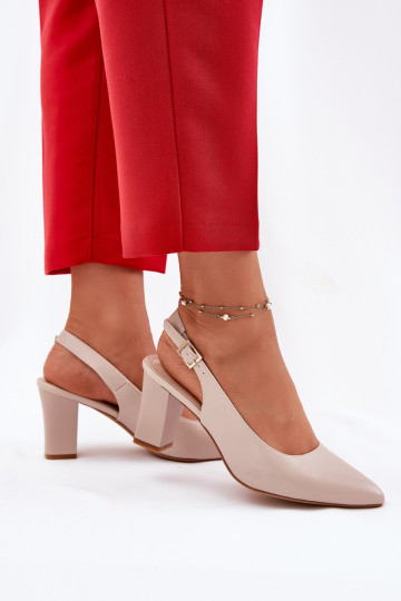 Conveniente Zapatos con tacones Sergio Leone SK162 beige