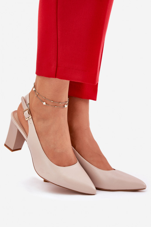 Conveniente Zapatos con tacones Sergio Leone SK162 beige