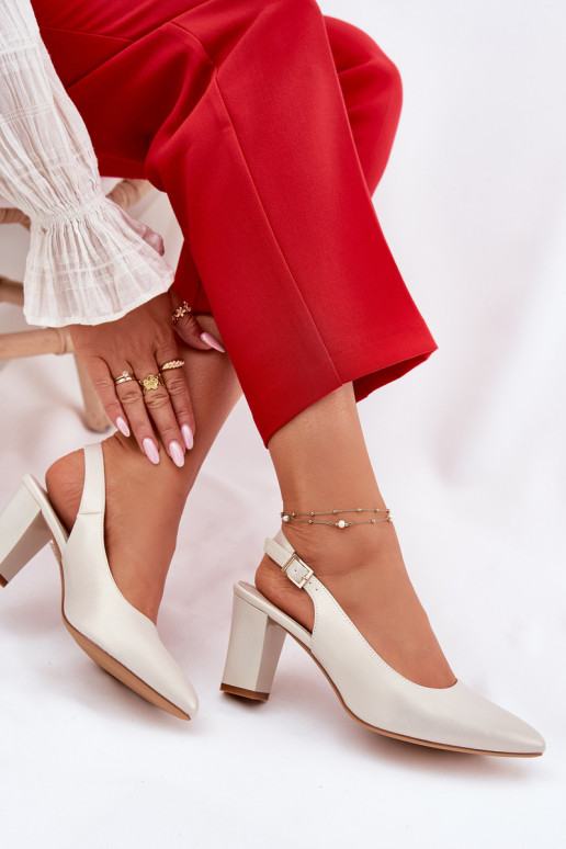 Conveniente Zapatos con tacones Sergio Leone SK162 madre perla Conveniente Zapatos con tacones Sergio Leone SK162 madre perla