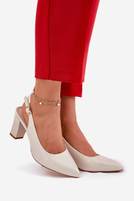 Conveniente Zapatos con tacones Sergio Leone SK162 madre perla Conveniente Zapatos con tacones Sergio Leone SK162 madre perla