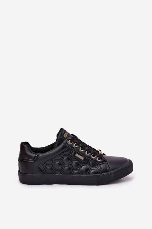 Zapatos de ocio de cuero ecológico Big Star RR274323 de color negro Zapatos de ocio de cuero ecológico Big Star RR274323 de color negro
