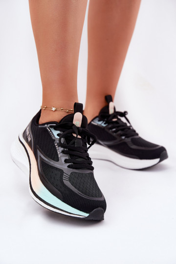 Zapatillas deportivas para mujeres Big Star RR274A160 HI-POLY SYSTEM color negro