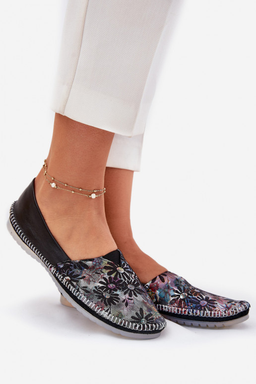 bailarinas con escritos Tiene queciejka T1930-39 de color negro bailarinas con escritos Tiene queciejka T1930-39 de color negro