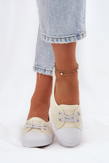 Zapatillas Zapatos de ocio Z Haftem Lee Cooper LCEN-25-31-3445L beige 2