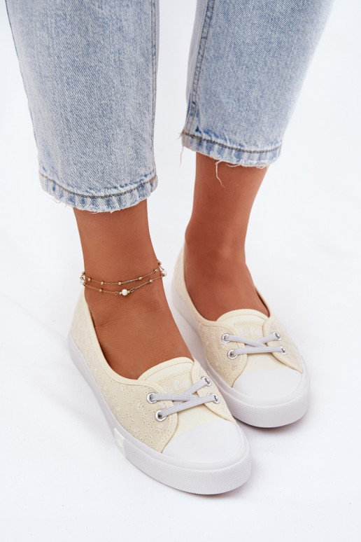 Zapatillas Zapatos de ocio Z Haftem Lee Cooper LCEN-25-31-3445L beige