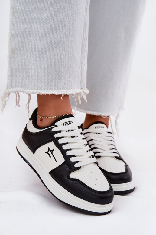 Zapatillas modelo zapatos. Femenino Big Star RR274A240 HI-POLY SYSTEM Blanco-de color negro