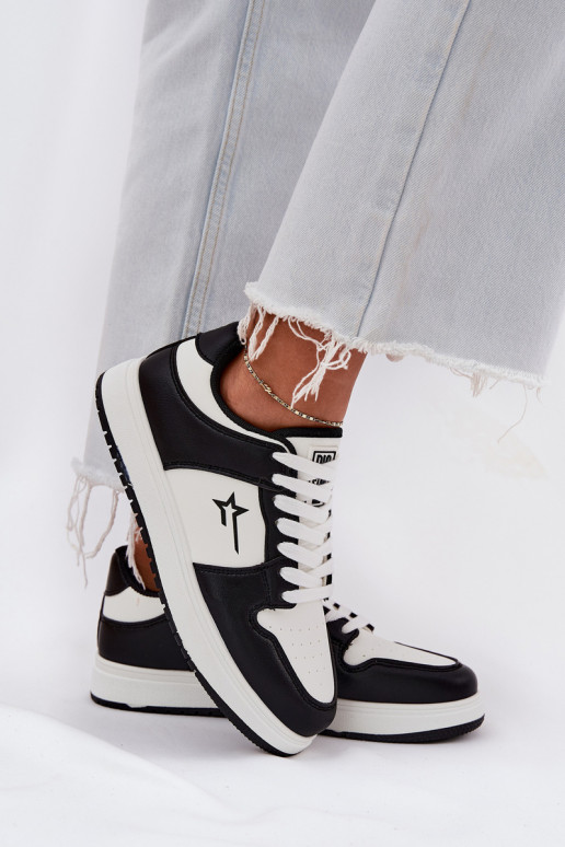 Zapatillas modelo zapatos. Femenino Big Star RR274A240 HI-POLY SYSTEM Blanco-de color negro