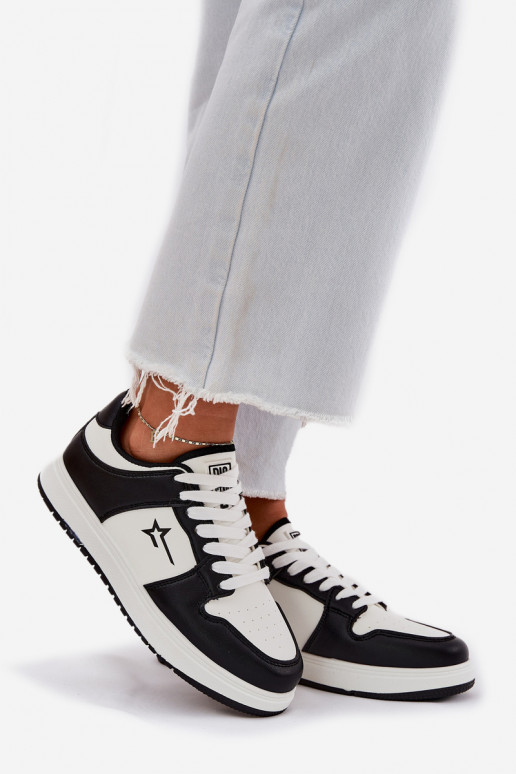 Zapatillas modelo zapatos. Femenino Big Star RR274A240 HI-POLY SYSTEM Blanco-de color negro