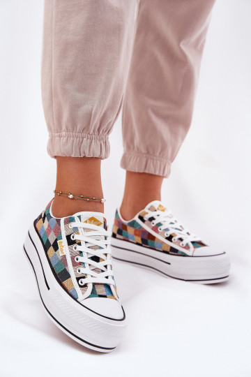 Estampado Zapatos de ocio con una plataforma Lee Cooper LCEN-25-31-3441L Colores diferentes 2