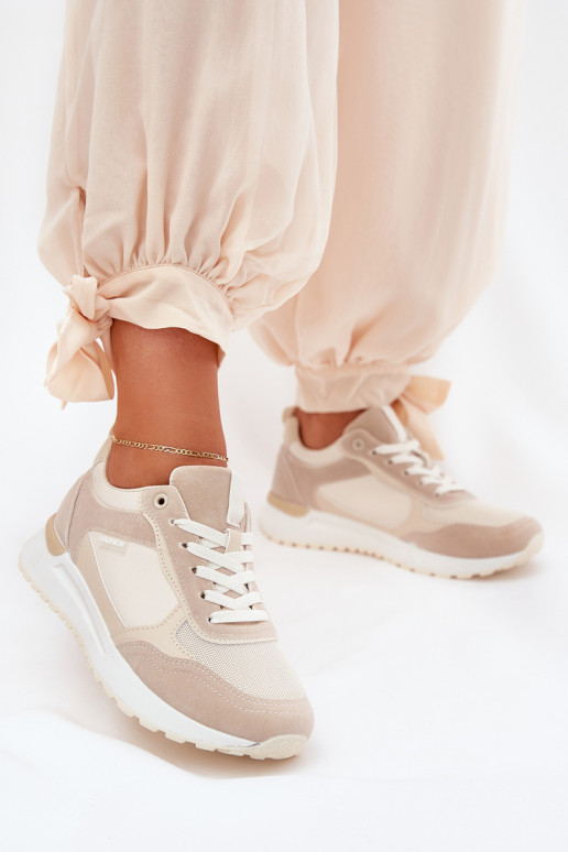 Sportiniai bateliai moteriški smėlio... Sportiniai bateliai moteriški smėlio...