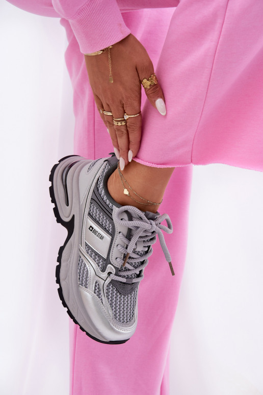 Zapatillas deportivas grises para mujer Big Star RR274A193