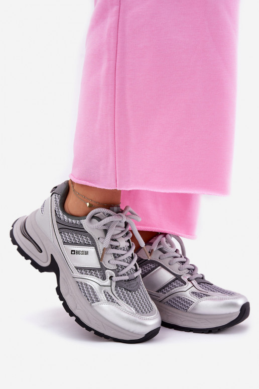 Zapatillas deportivas grises para mujer Big Star RR274A193