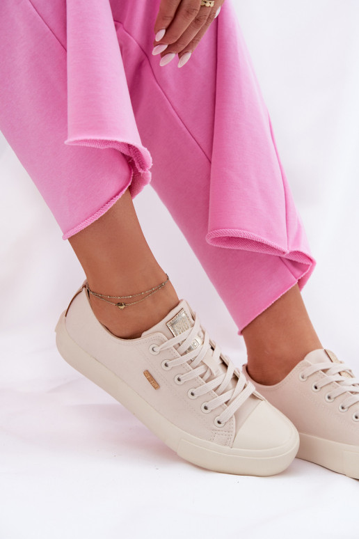 Zapatos casuales color arena para mujer Big Star RR274768