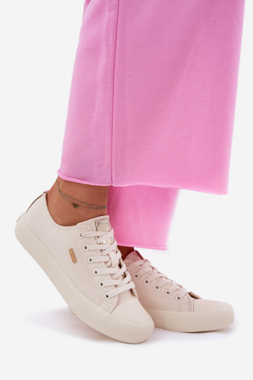 Zapatos casuales color arena para mujer Big Star RR274768