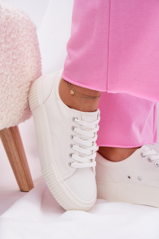 Zapatos casuales blancos para mujer Big Star RR274405 Zapatos casuales blancos para mujer Big Star RR274405