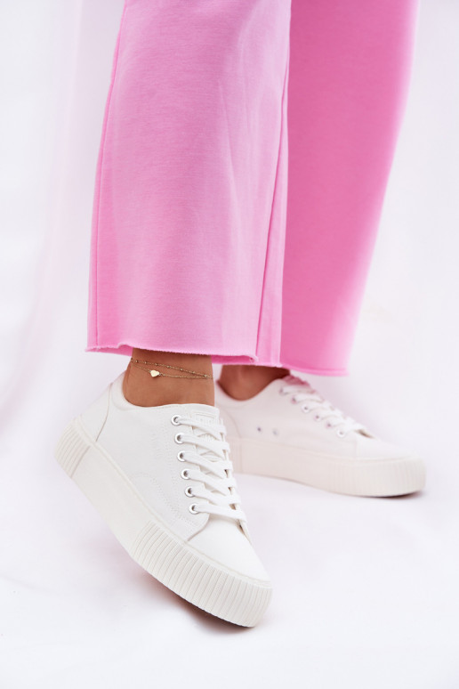 Zapatos casuales blancos para mujer Big Star RR274405 Zapatos casuales blancos para mujer Big Star RR274405