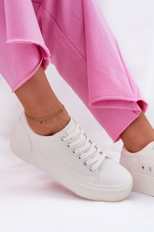 Zapatos casuales blancos para mujer Big Star RR274405 Zapatos casuales blancos para mujer Big Star RR274405