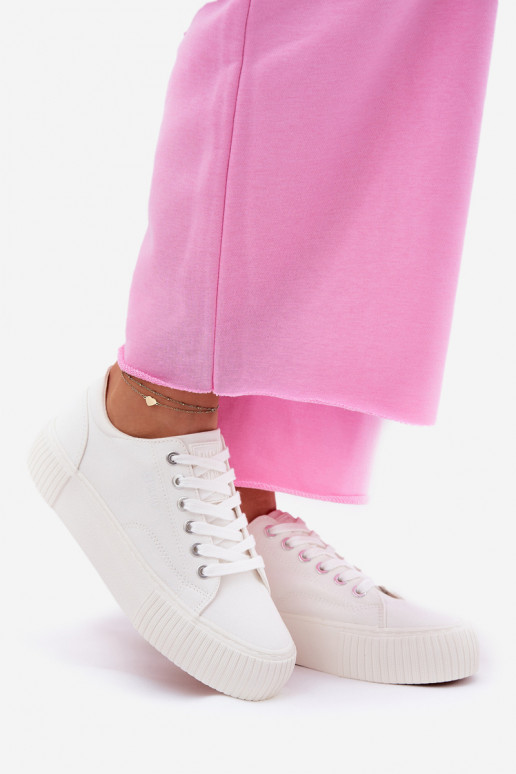 Zapatos casuales blancos para mujer Big Star RR274405 Zapatos casuales blancos para mujer Big Star RR274405