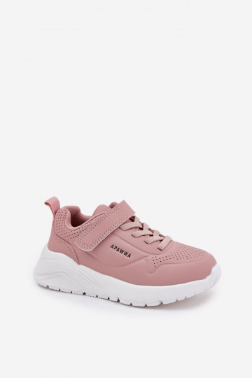 Infantil  zapatillas con una plataforma color rosa Mirivia