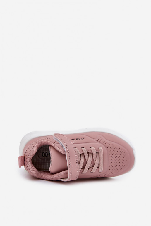 Infantil  zapatillas con una plataforma color rosa Mirivia