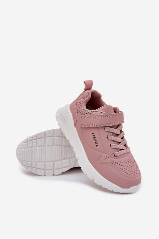 Infantil  zapatillas con una plataforma color rosa Mirivia