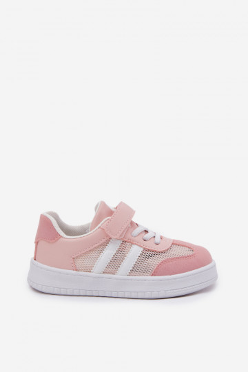 Zapatillas modelo zapatos. Infantil con sujetadores adhesivos color rosa Sepovia 2
