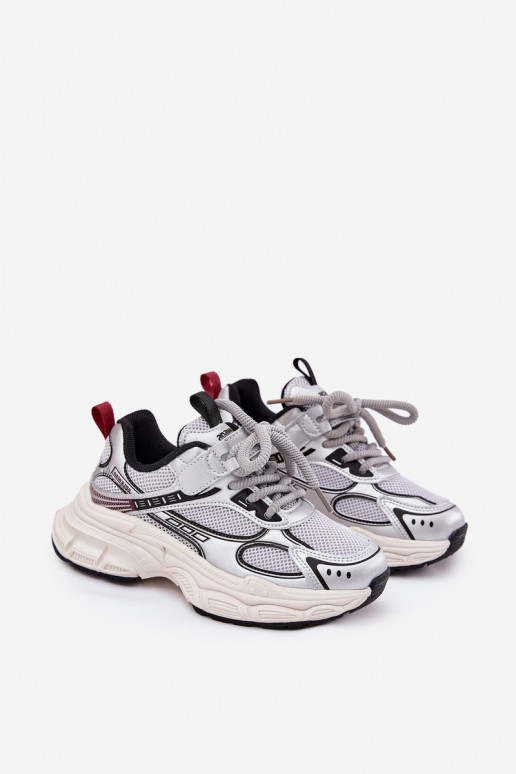 Zapatillas modelo zapatos. Infantil Sobre una suela gruesa color plata Xairana