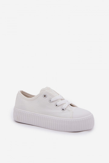 zapatos casuales Infantil con cordones Big Star RR374009 el color blanco