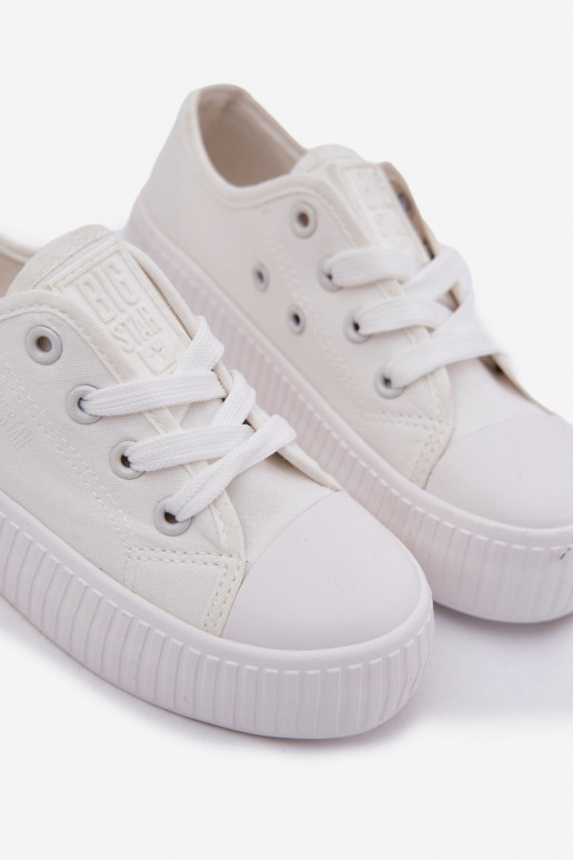 zapatos casuales Infantil con cordones Big Star RR374009 el color blanco