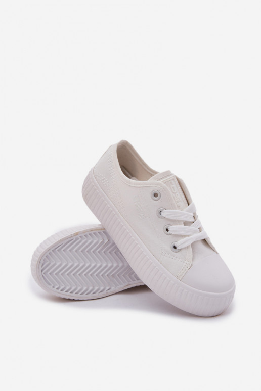 zapatos casuales Infantil con cordones Big Star RR374009 el color blanco