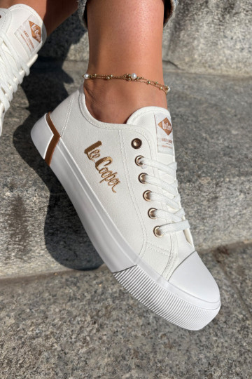 zapatos casuales  Femenino Lee Cooper LCEN-25-31-3428L el color blanco 2