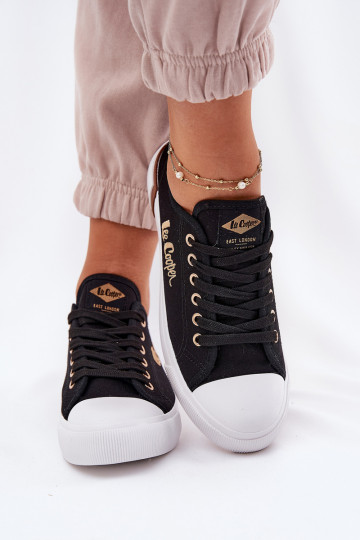 zapatos casuales  Femenino Lee Cooper LCEN-25-31-3427L de color negro 2