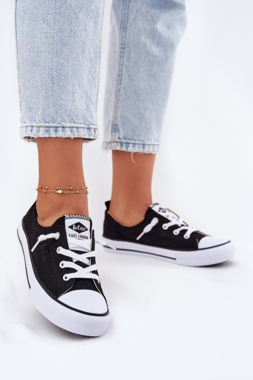  Zapatos de ocio Lee Cooper LCEN-25-02-3299L de color negro