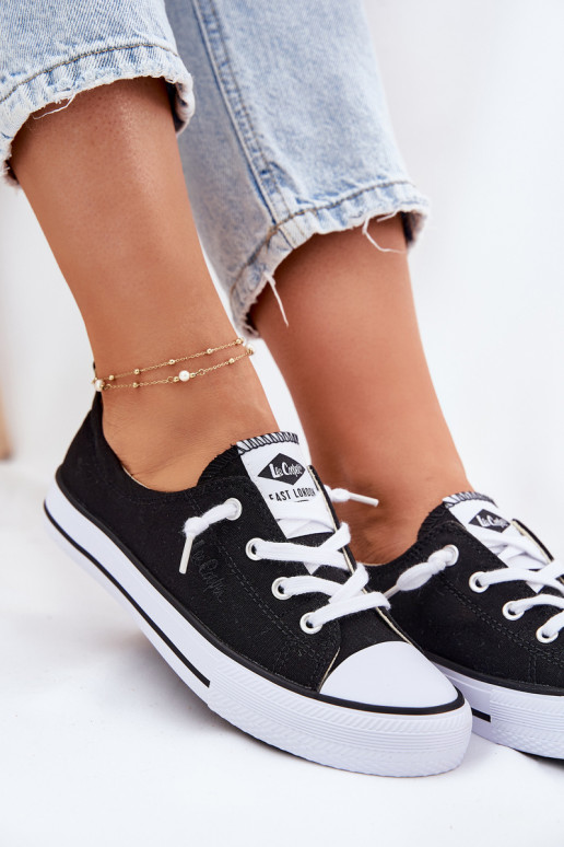  Zapatos de ocio Lee Cooper LCEN-25-02-3299L de color negro