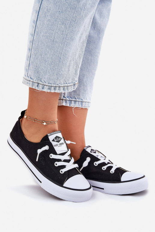  Zapatos de ocio Lee Cooper LCEN-25-02-3299L de color negro