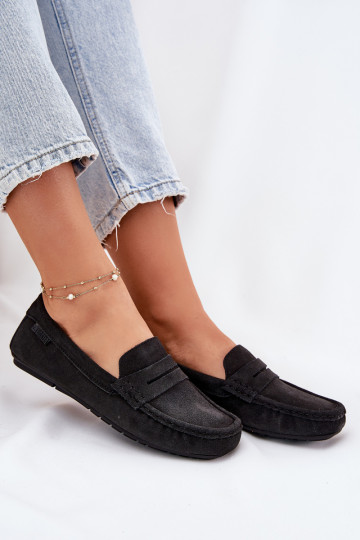 Mocasines de ante Big Star RR274948 color negro