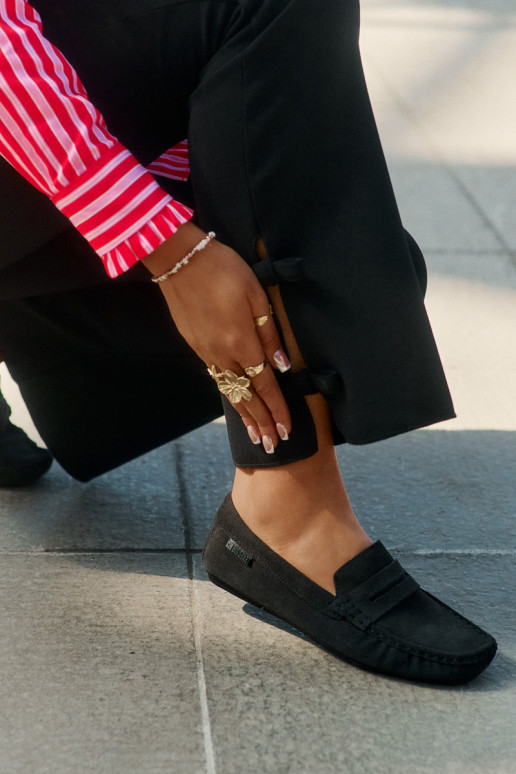 Mocasines de ante Big Star RR274948 color negro